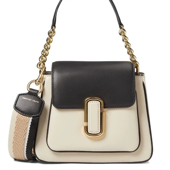 Marc Jacobs The Mini Chain Satchel Bag Greige Multi - Picture 4 of 4